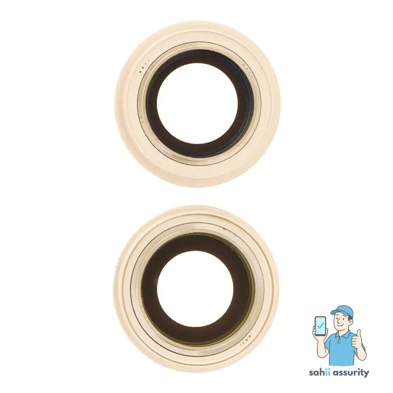 Camera Lens Glass with Frame for Apple iPhone 15 Plus Yellow